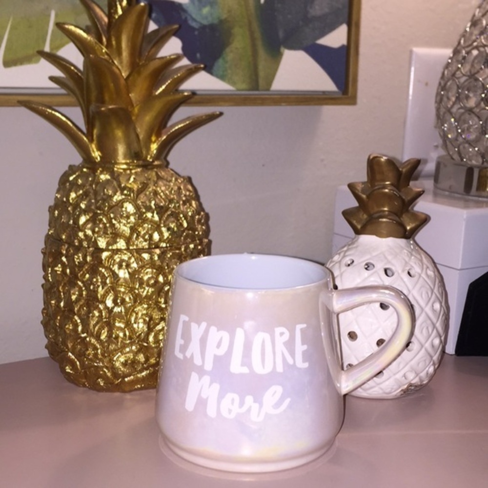 Francesca’s Explore More Pink Explorer Coffee Mug